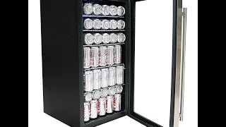 Whynter BR130SB Beverage Refrigerator with Internal Fan Stainless Steel Review [upl. by Laverna]