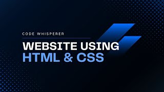 How to create a website using HTML and CSS  Pure HTML CSS website project 2 [upl. by Suzanne]