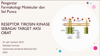 Reseptor Tirosin Kinase RTK  Receptor Tyrosine Kinase [upl. by Bilat]