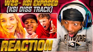 SO BAD HE HAD TO DELETE IT  W2S KSI EXPOSED KSI DISS TRACK REACTION [upl. by Aihsekyw311]