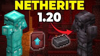 How To Craft Netherite Armor amp Tools in Minecraft 120 [upl. by Bostow866]