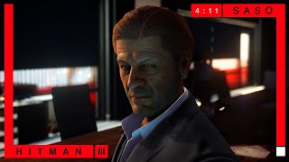 HITMAN 3 Mark Faba SASO Playthrough 411 [upl. by Lonier]