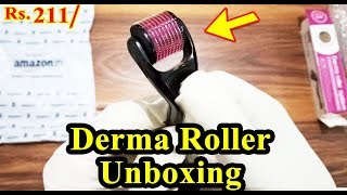 Derma Roller 05mm For Hair amp Face Unboxing amp Review [upl. by Okimuy]