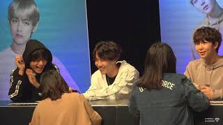 180408 25 BTS Puma Turin fansign 4K JHope focus [upl. by Hiltner]