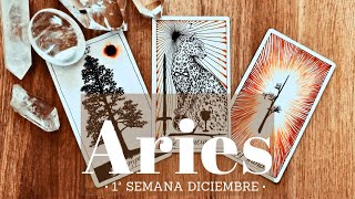 ⚜️ARIES⚜️PREDICCIONES DICIEMBRE  TAROT CONSCIENTE [upl. by Rimidalv]