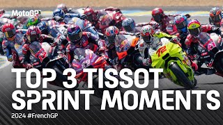 Top 3 Tissot Sprint Moments 🦾  2024 FrenchGP [upl. by Aldercy]