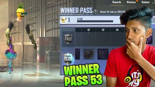 Pubg Lite Winner pass 53 All reward 🥲 Pubg Lite New winner pass 1 To 50 Wp Max Out 😭 [upl. by Idihsar37]