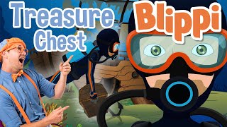 Blippi  Treasure Chest  MORE   Learn with Blippi  Song for Kids  Educational Videos for Kids [upl. by Swainson]