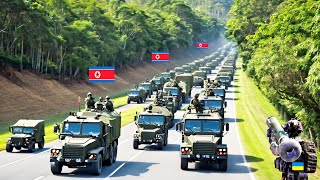 3 seconds ago North Korean military convoy ambushed in Ukraine by guided missiles [upl. by Freeman42]