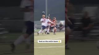 He went 5v1 and had them all confused football sundayleague dribbling speed viral shorts [upl. by Ykroc]