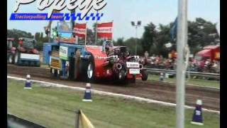 Popeye  Cadzand 2009 tractorpulling 45Ton Pull off [upl. by Ogata]