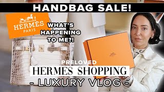 ANOTHER HANDBAG SALE  IM FALLING FOR THIS HERMES BIRKIN 25  HANDBAG SALE REGRETS [upl. by Ayoral]