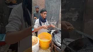 Pakora Samusa  kema role and Chicken Roast 😋 streetfood food [upl. by Ahsiekyt]