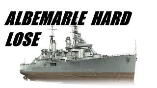 WOWS Albemarle World of Warships worldofwarships wows premuim replay [upl. by Atinehc635]