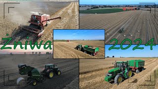 🔥Żniwa 2024🔥Bizon Z056 amp JohnDeere6530 amp Metaltech DB10 x2🔥 [upl. by Yasui]