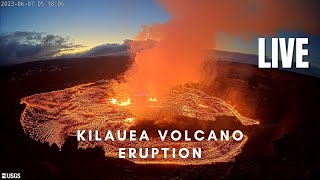 LIVE Kilauea volcano erupts on Big Island in Hawaii [upl. by Imoyn]