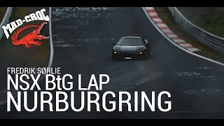 MadCroc  Fredrik Sørlie Acura NSX BtG lap Nurburgring  Osnap [upl. by Amikehs392]