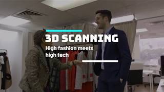 Future of fashion clothes tailor uses Xbox Kinect to create 3D body scans [upl. by Xonel]