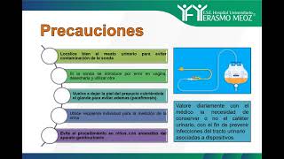 Procedimiento de Cateterismo Vesical  10 04 22 [upl. by Ermin590]