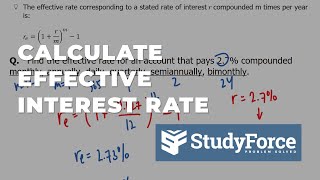 📚 How to calculate the effective interest rate [upl. by Atiekan]