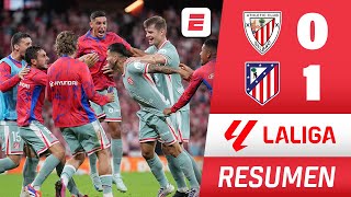 ATLÉTICO DE MADRID GANÓ de forma AGÓNICA con gol de ÁNGEL CORREA 10 vs ATHLETIC CLUB  La Liga [upl. by Kym]