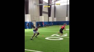 Bro is NOT getting the offer… collegefootball youtubeshorts football footballshorts [upl. by Torrell]