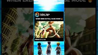 Attack Titan Vs Female Titan attackontitan aot shorts erenvsannie [upl. by Anuaf]