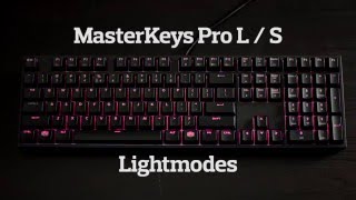 MasterKeys Pro L RGB  Light Modes [upl. by Jozef]