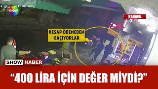 Yediler içtiler hesap ödemeden kaçtılar [upl. by Llerrac]