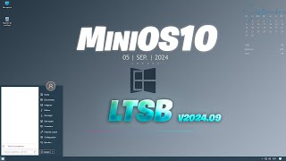 La versión mas ligera de Windows 10 se actualiza  MiniOS10 LTSB v202409 windows windows10 [upl. by Aileek]