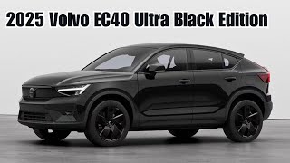 2025 Volvo EC40 Ultra Black Edition Single Motor RWDWalkaround Review InteriorExterior Details [upl. by Darda625]