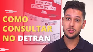 Como consultar DETRAN  modo mais fácil [upl. by Nolyaj83]