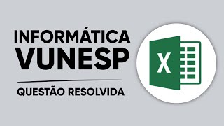 VUNESP 2024  Mogi das Cruzes  Agente Escolar  MSExcel 2016 questão resolvida [upl. by Orlene]