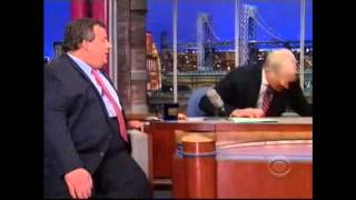 New Jersey Gov Chris Christie on The Late Show with David Letterman [upl. by Kast]