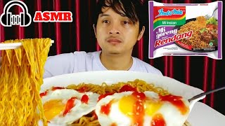 ASMR INDOMIE GORENG NOODLES  RENDANG   EATING SOUND  NO TALKING [upl. by Isaacson]