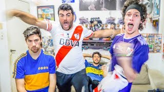 River 3 Boca 1  FINAL Copa Libertadores 2018  Reacciones de Amigos [upl. by Eikceb461]