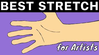 Hand Stretch for Artists  Preventing Cubital Tunnel Syndrome [upl. by Nahtaj]