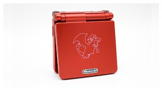 Reshelling Gameboy Advance SP  Charizard Edition [upl. by Mathilda]