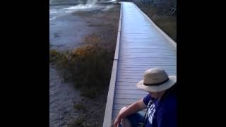 Unstructured Interview with Geyser Gayzer Yellowstone [upl. by Harac]