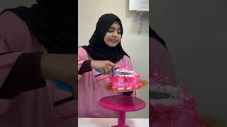 How to color cake  cake for kids  toy cake  spray painting  how to paint cake  whipping cream [upl. by Feilak]