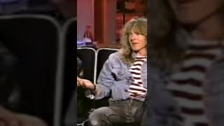 IRON MAIDENs JANICK GERS on Bruce Dickinsons new baby boy Griffin  1992 MuchMusic Pepsi Power 30 [upl. by Sig]