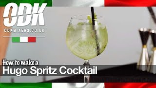 How to make a Hugo Spritz Cocktail ODK Elderflower [upl. by Erialb]