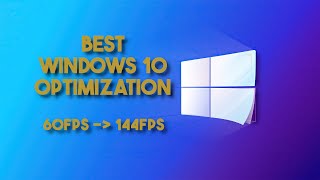 ULTIMATE WINDOWS 10 OPTIMIZATION GUIDE with timestamps [upl. by Sedicla]