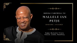 FUNERAL SERVICE OF MALLELE PETJE [upl. by Hirsh]