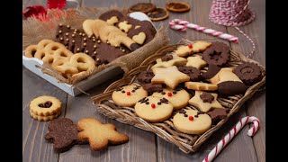 BISCOTTI DI NATALE un solo impasto tanti biscotti diversi RICETTA HO VOGLIA DI DOLCE [upl. by Plank310]