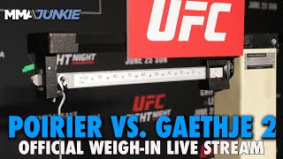 UFC 291 Poirier vs Gaethje 2 Official WeighIn  LIVE from Salt Lake City [upl. by Ahsatel]