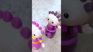 Toy Figures Dominoes Game Will They All Fall Down [upl. by Srednas]