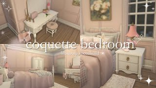 ˚୨୧⋆ coquette bedroom  bloxburg speedbuild ⋆·˚ ༘ [upl. by Lohrman]