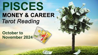 PISCES MONEY amp CAREER TAROT READING quotLANDING ON SOLID GROUNDquot October to November 2024 moneytarot [upl. by Itsirhc851]