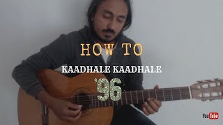 How to Kadhale 96  Detailed TABs  Extreme Slides Hammer Ons and Pull Offs [upl. by Neitsabes]